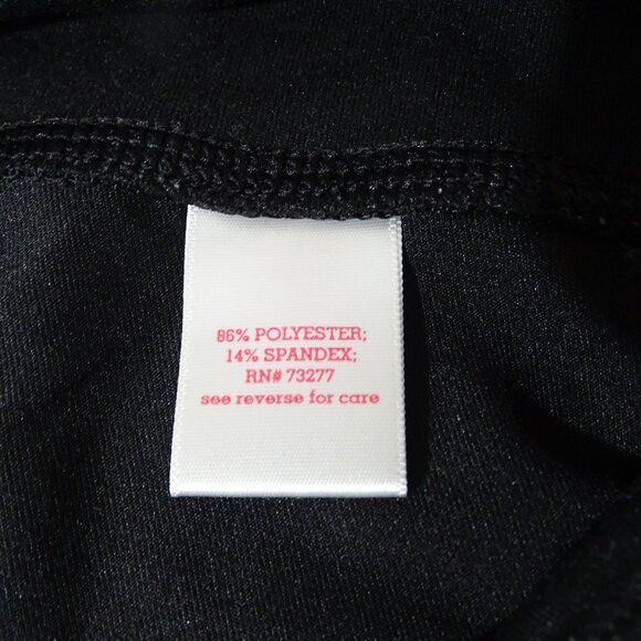 So High Rise Fitted Skinny Legging Black Girls Size 14 Gray Metallic Accent - Picture 6 of 11